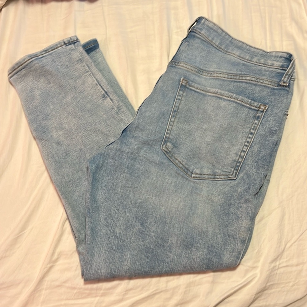 Old Navy extra stretch high-rise 0.G.straight secret smooth pockets